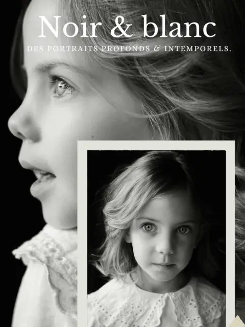 Portrait Noir & Blanc de vos enfants :

Il y a dans ces portraits une profondeur et une vérité qu’aucun parent ne souhaite oublier.

 Comme si ces photographies détenaient une partie du regard des enfants qui ne sont visibles qu’à ceux qui veulent bien le voir... 
Qu’à ceux qui laissent l’espace pour que ce regard se révèle, sans jugement, sans attente.

Cela peut paraître trop fort comme mot pour décrire en partie cette prestation. Mais quelle chance et quel bonheur que de pouvoir garder une trace si puissante de leur regard, de leur visage encore enfantin, constamment en mouvance. Chaque jour ils changent, ils grandissent… 

Parfois j’aimerais que cela ralentisse, pour qu’égoïstement j’ai le temps encore et encore de mémoriser tous leurs petits détails… les dents de lait, leurs grain de peau, la manière dont leurs cheveux se placent, la fugacité d’un regard qui va évoluer… mais le temps lui n’attend pas.

Quelle chance que de pouvoir figer cela, le temps d’une séance. Pour pouvoir replonger dans leur regard. 
Au delà de la séance, je vous propose également des tirages d’art pour sublimer et imprimer ces portraits.

———————————————————————-
Je suis Mélissa, photographe famille, couple et maternité. Et je raconte vos histoires d’amours, de connexions, et de liens.
